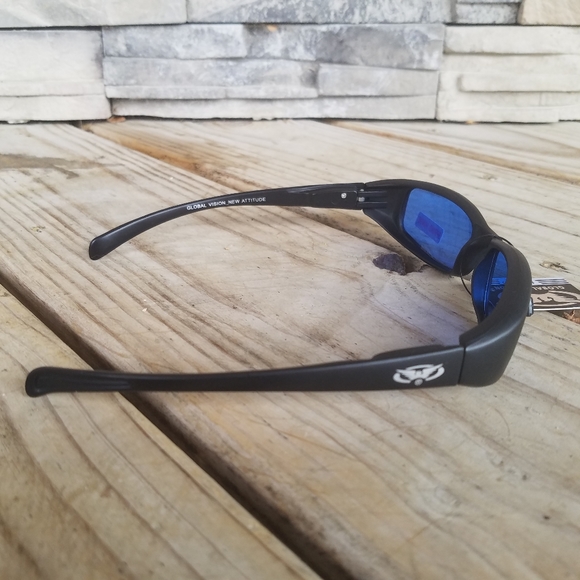 Women Small Blue Lens Glasses Spring Assisted Arms - Picture 4 of 14